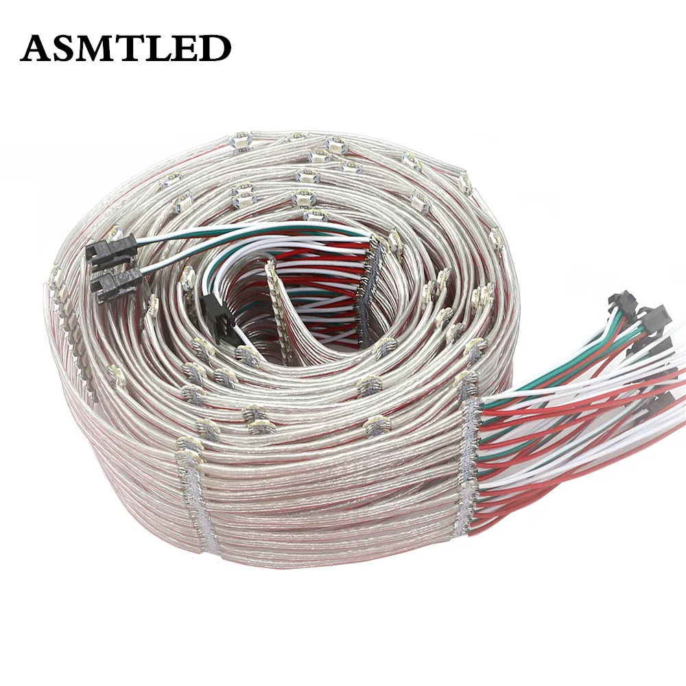 Светодиодный модуль WS2812B RGB 50 500 шт. радиаторная плата узлы WS2812 IC светодиодный