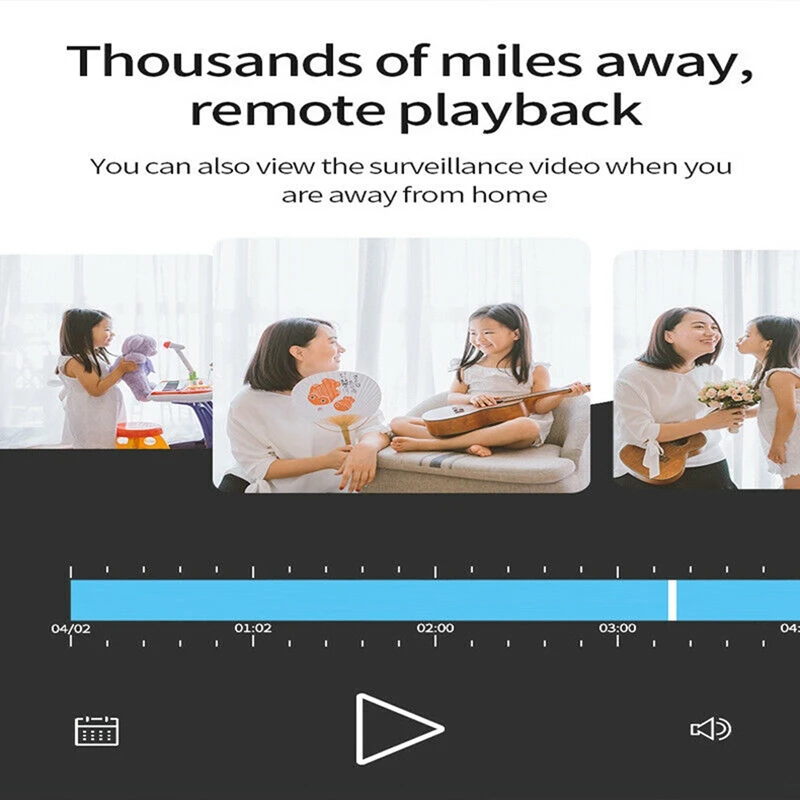 

1080P WIFI IP Camera Wireless Outdoor CCTV HD PTZ Home Smart Security IR