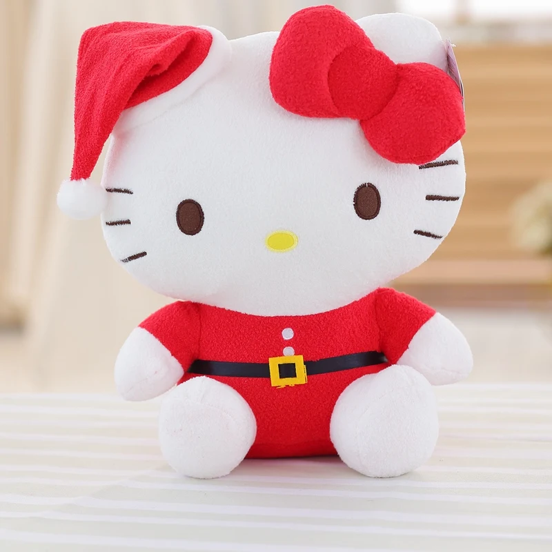 

The Christmas cat plush toy is soft and comfortable, and the image is realistic. Christmas gifts for children and girlfriends