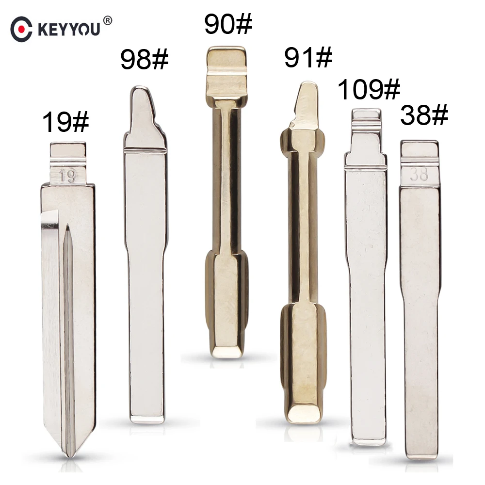 

KEYYOU 30pcs HU101 FO21 FO38 Remote KD Key Blade For Ford Focus 2 3 mondeo Fiesta Transit Galaxy Uncut 19# 98# 90# 91# 109# 38#