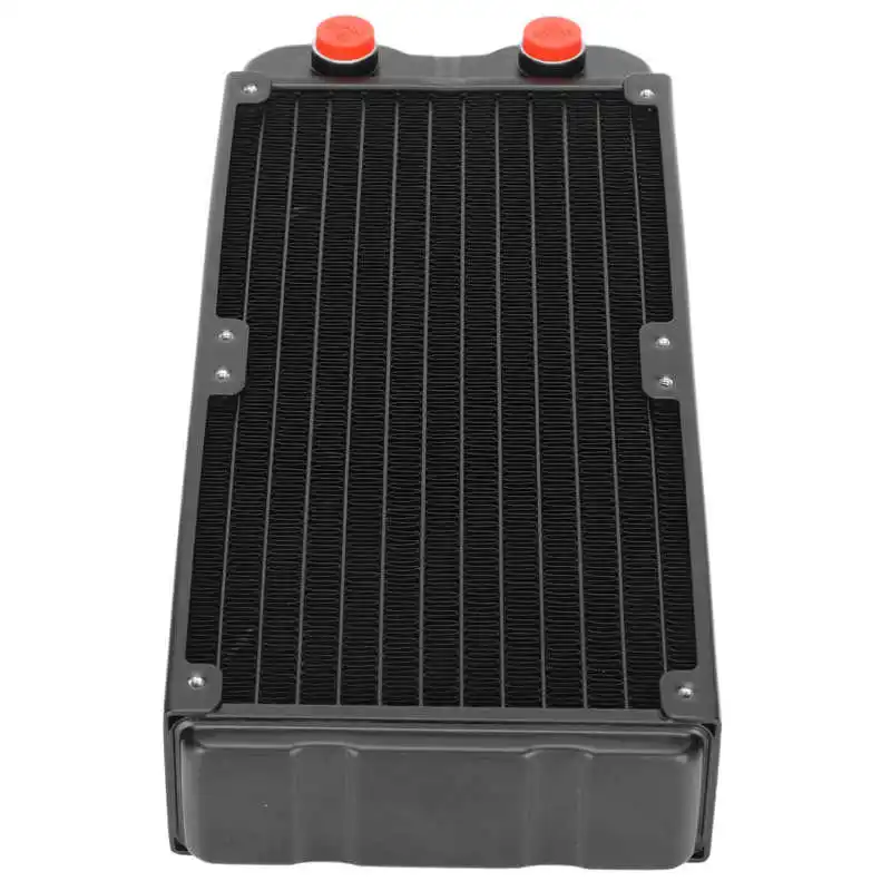 Алюминиевый двухслойный радиатор для водяного охлаждения компьютера толщина 45