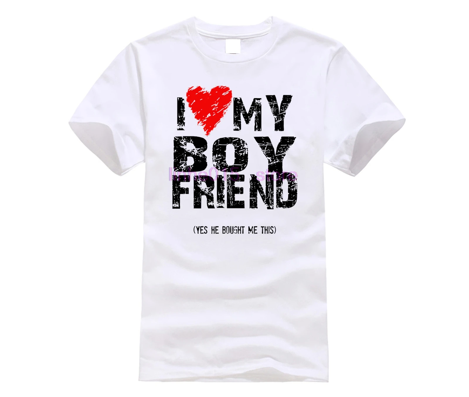 ЛГБТ-футболка с надписью I Love Heart моего парня Для мужчин гей гордость подарок ко