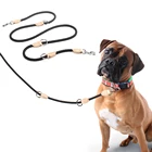 Двойной поводок для собак, многофункциональный, регулируемый ошейник-цепочка для двух собак, длинная поводки из нейлона, товары для дрессировки, игрушка из веревки для собак