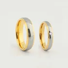 1 пара колец для его и ее свадьбы, набор колец для пар, для влюбленных, кольцо из карбида вольфрама и золота, Подарок на годовщину брака