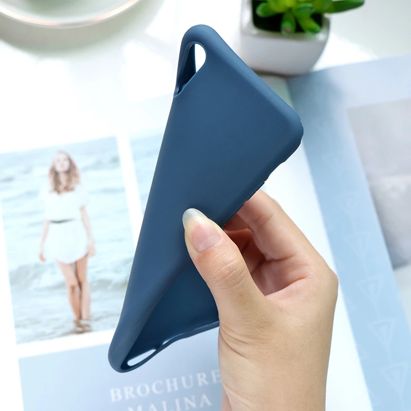 Мягкий ТПУ чехол Love для iPhone 6S 8 7 6 S Plus XR матовая задняя крышка Coque силиконовый чехол для iPhone X для iPhone 11 Pro XS Max чехол для телефона Capa - Цвет: Blue