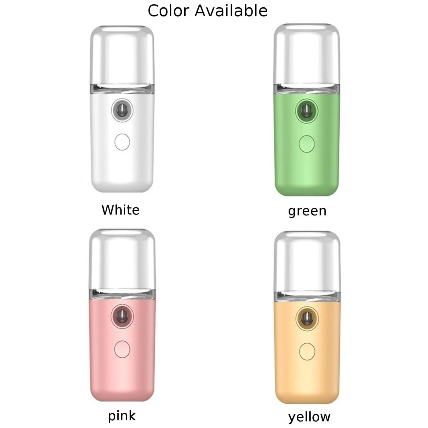 

Spray Meter Humidifier USB Charging Water Replenishment Meter ABS + PC Water Tank Capacity 30ml Portable Facial Replenishing