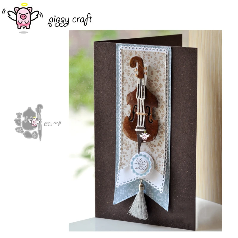 Металлические Вырубные штампы форма для скрипки птицы украшение скрапбукинга