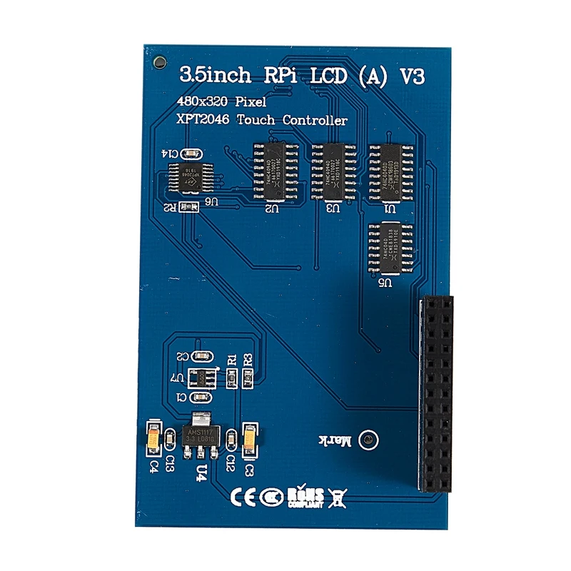 Для Raspberry Pi 3 5 дюймов 320x480 RGB пикселей HD ЖК-дисплей с ручкой для 2 Модель B RPI Pi2 Pi3 Acc |