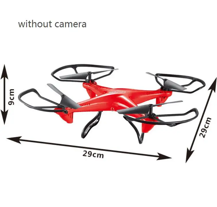 without camera red SYMA X5SW FPV Дрон с Камера обновления HD 2.0MP WI-FI RC Дрон 2,4G 6-осевой RC дроны RC самолет с большим радиусом игрушки летают самолет - Цвет: without camera red