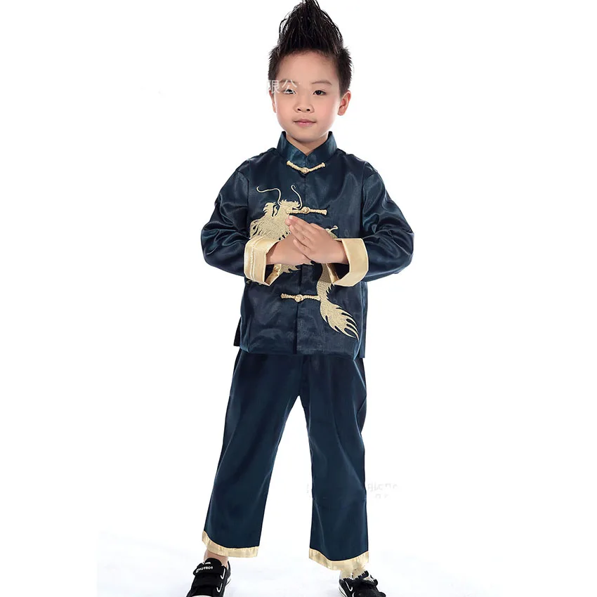Костюм Kdis в китайском стиле куртка и штаны костюм форма кунг фу новый год ханьфу