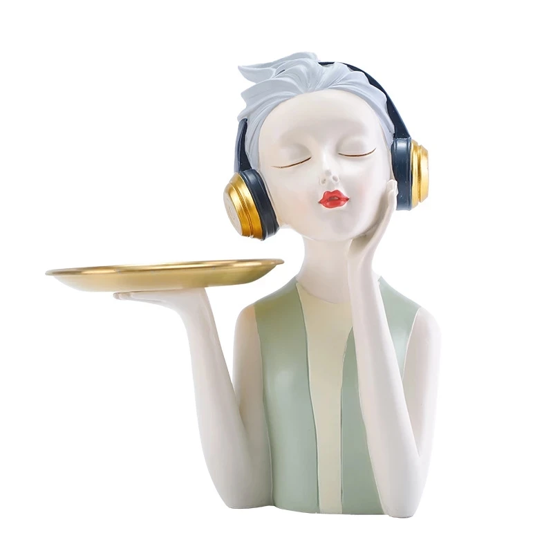 

Figurines Statue Sculpture House Living Room Kawaii Home Decor Decorative Modern Simplicity Butterfly Litter Girl Handmade Desk