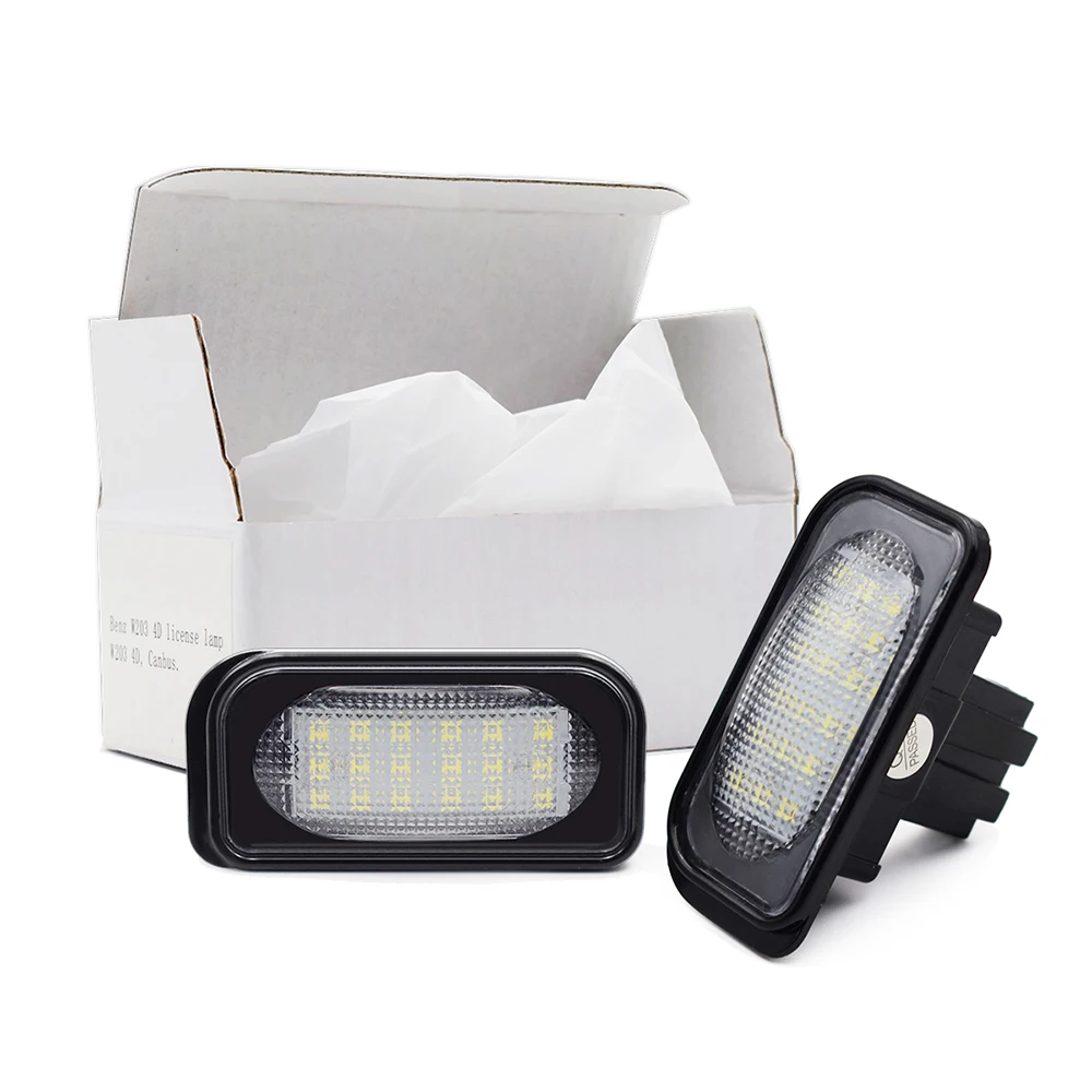 

LED License Number Plate Lights Lamp for Mercedes Benz C-Class W203 Sedan SL-Class R230 CLK-Class W209 C209 Canbus Auto Luces