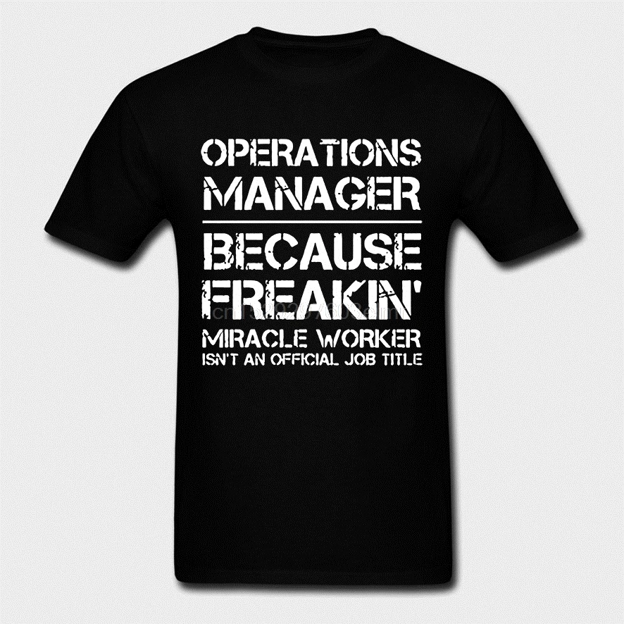 Мужская забавная футболка модная менеджер по работе потому что чокнутый чудо
