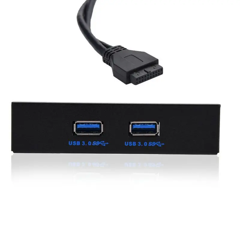 USB 3 0 обратно Панель скользящая Скоба для 20 контактный разъем 2 Порты и разъёмы