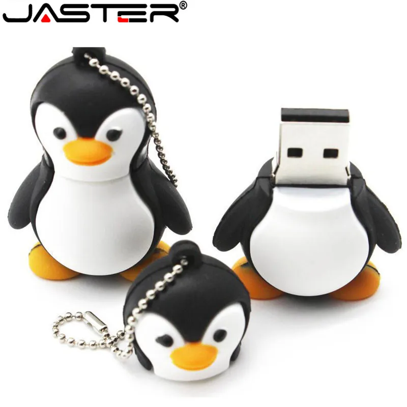USB флеш накопитель JASTER 4/8/16/32/64 ГБ оригинальный мультяшный пингвин|penguin usb|u diskflash drive