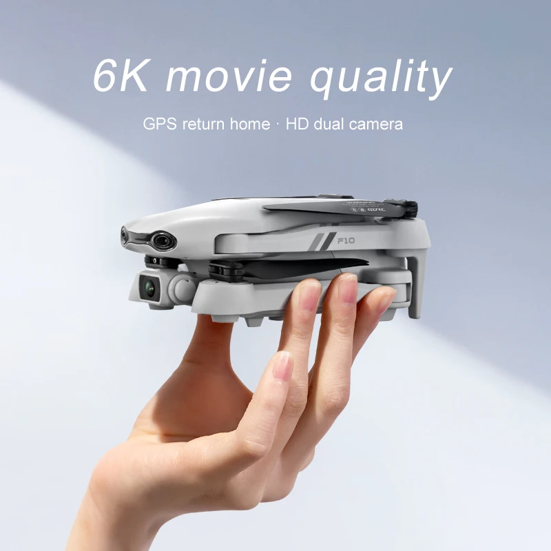 Enlarge NEW F10 Pro Drone Profesional 6K GPS 5G WIFI FPV Fold Quadcopter With Camera RC Plane 25 Minutes Helicopters Dron Toys For Boys