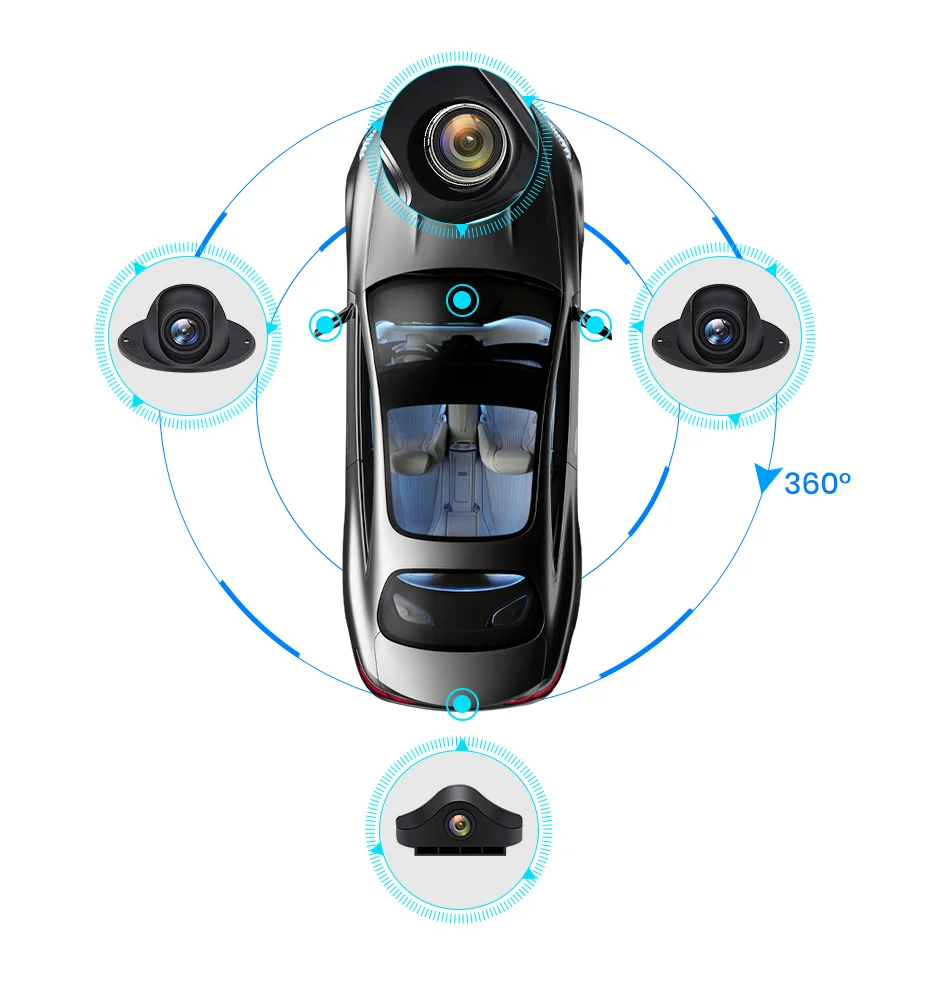 Junsun Восьмиядерный 4G 4 канальный ADAS Android автомобильный видеорегистратор Dashcam 1" зеркало заднего вида gps WiFi FHD 1080P видеорегистратор заднего объектива