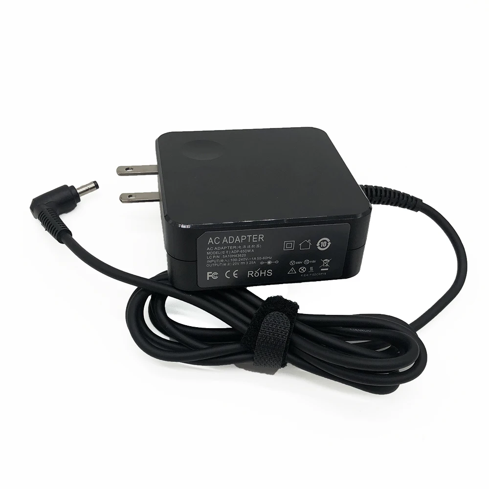 

20V 3.25A 65W 4.0*1.7mm For Lenovo laptop charger adapter IdeaPad 310 110 100s 100-15 B50-10 YOGA 710 510-14ISK