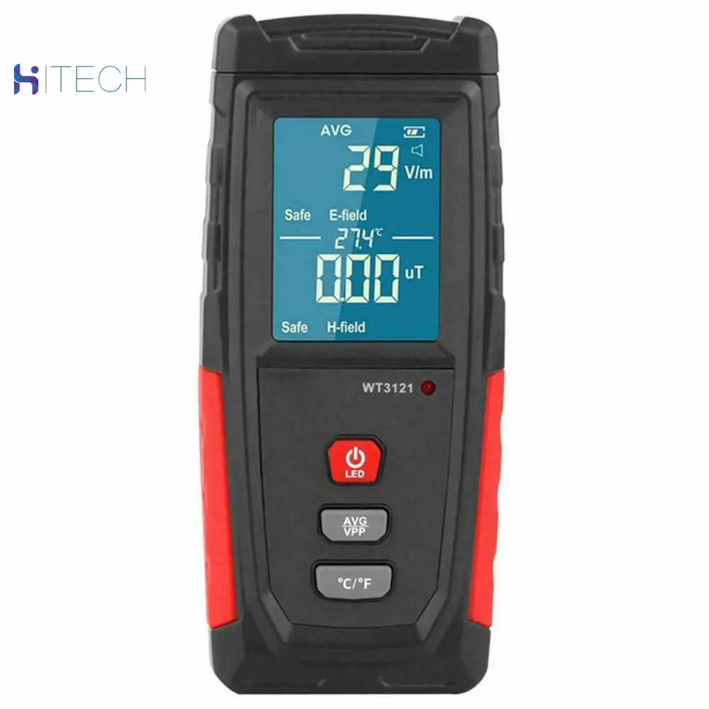 ЖК цифровой EMF метр WT3121 детектор электромагнитного поля излучения