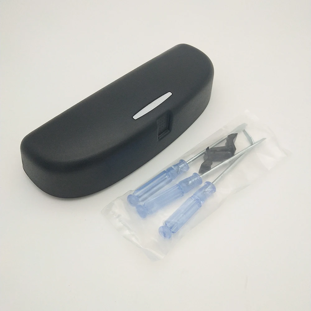 

Car Interior Glasses Box Storage Holder Sunglass Case for BMW 3 5 Series X3 F25 X5 F10 F11 F18 F80 F20 F21 F32 Black