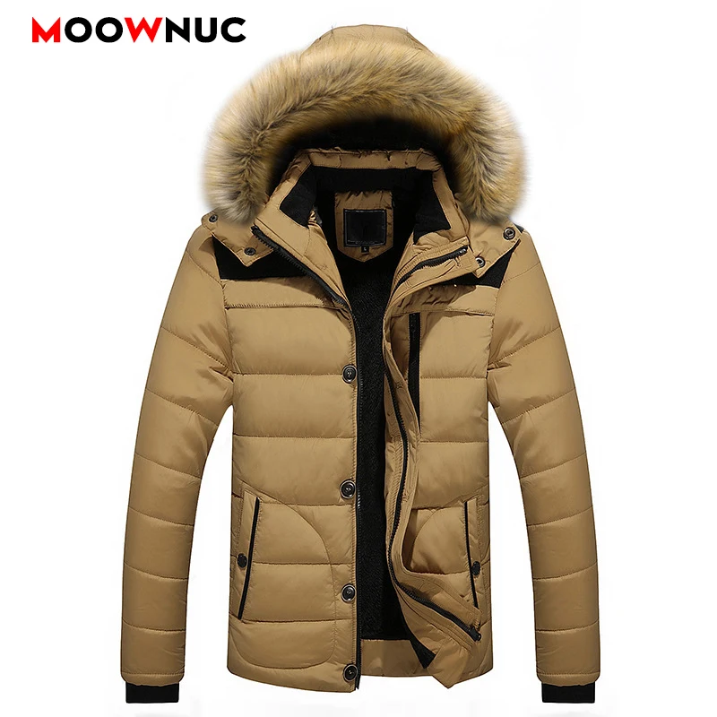 Мужская теплая ветровка Повседневная однотонная куртка с защитой от ветра для