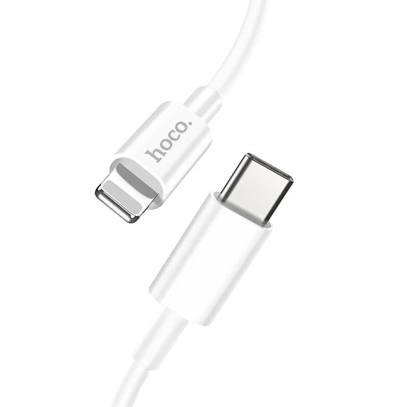 HOCO 18 Вт PD usb type C кабель для iPhone X Xr XS Max type C зарядный кабель для iPhone 7 8 6 Plus iPad кабель для передачи данных