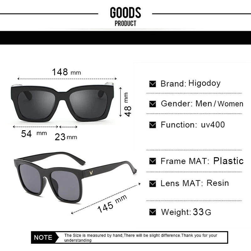 Higodoy квадратные большие светоотражающие солнцезащитные очки в стиле ретро