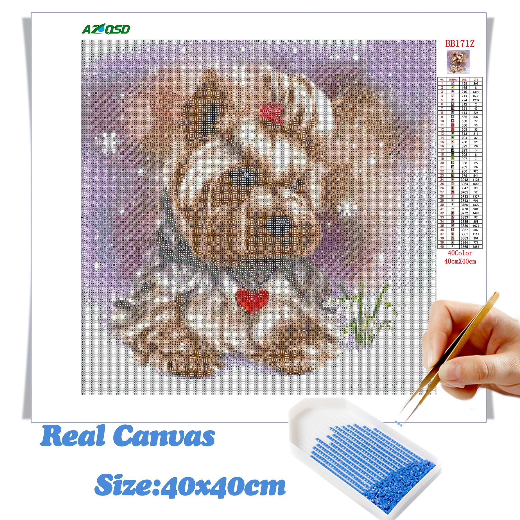 DIY Алмаз Вышивка Собака Крестом Площади 5D Мозаика Мультфильм Украшения Дома