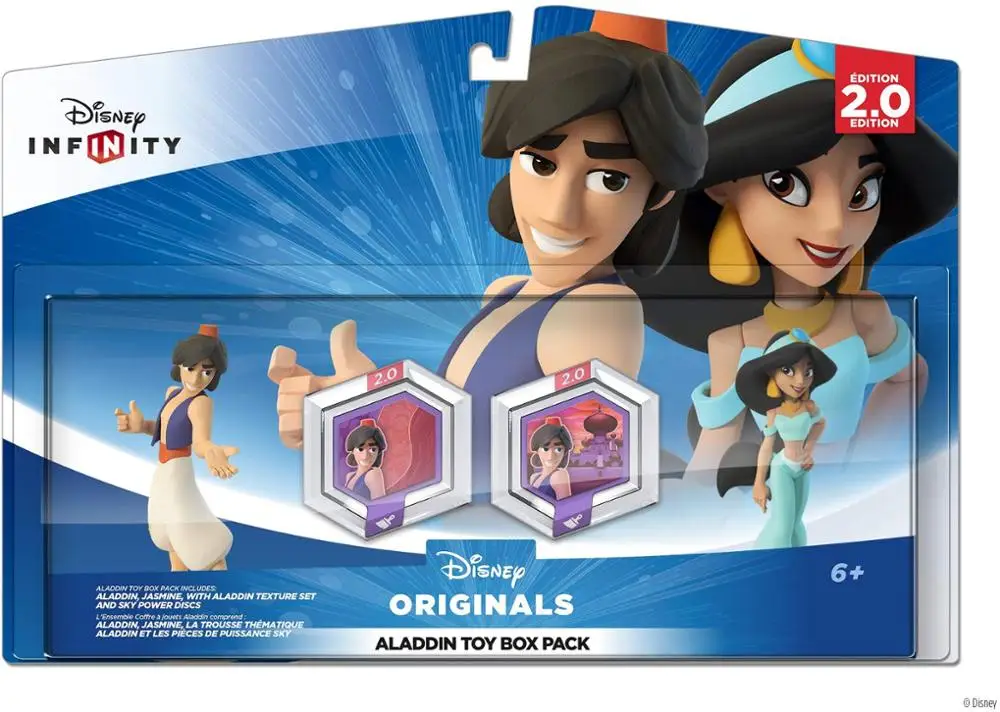 Официальный игровой набор Disney Infinity 2 0 Aladdin &amp Jasmine игровые аксессуары PS3/PS4/XBOX360/Wii |