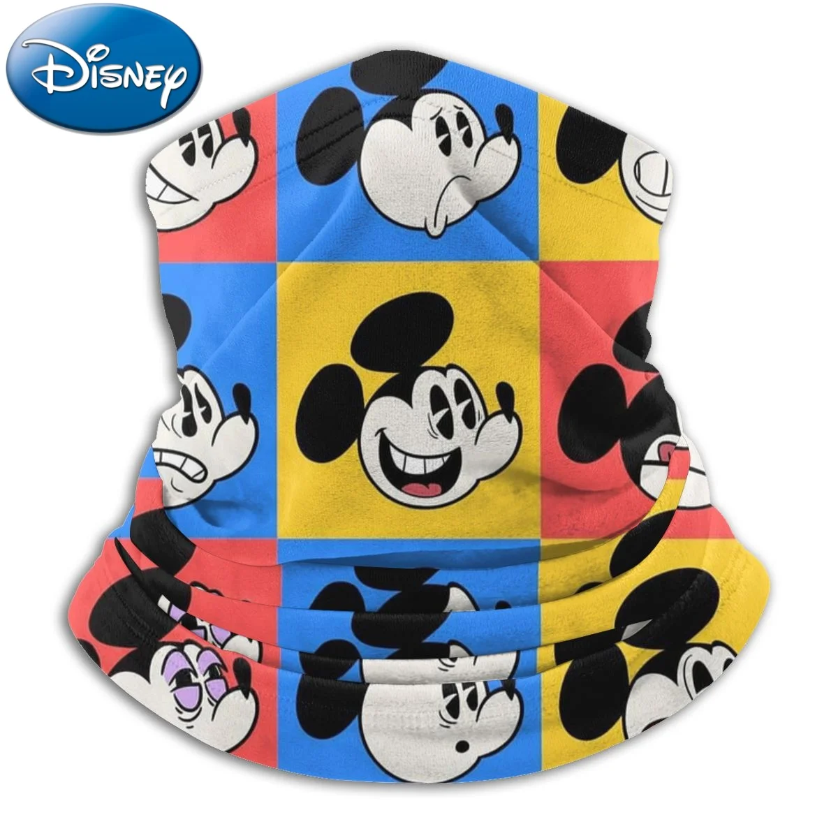 

Disney Cartoon Cotton Face Mask Winter Plus Velvet Warm Scarf Outdoor Sports Bib Scarf Suitable For Men Women Christmas Print