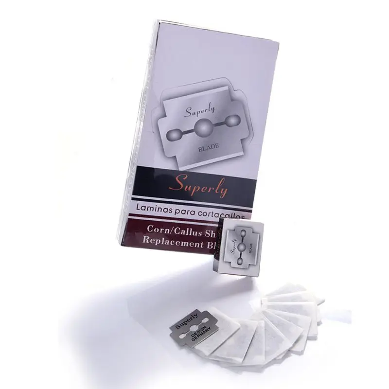 100 шт./кор. Сменное лезвие удаляет мертвую кожу удалитель мозолей ногтей Nail Art