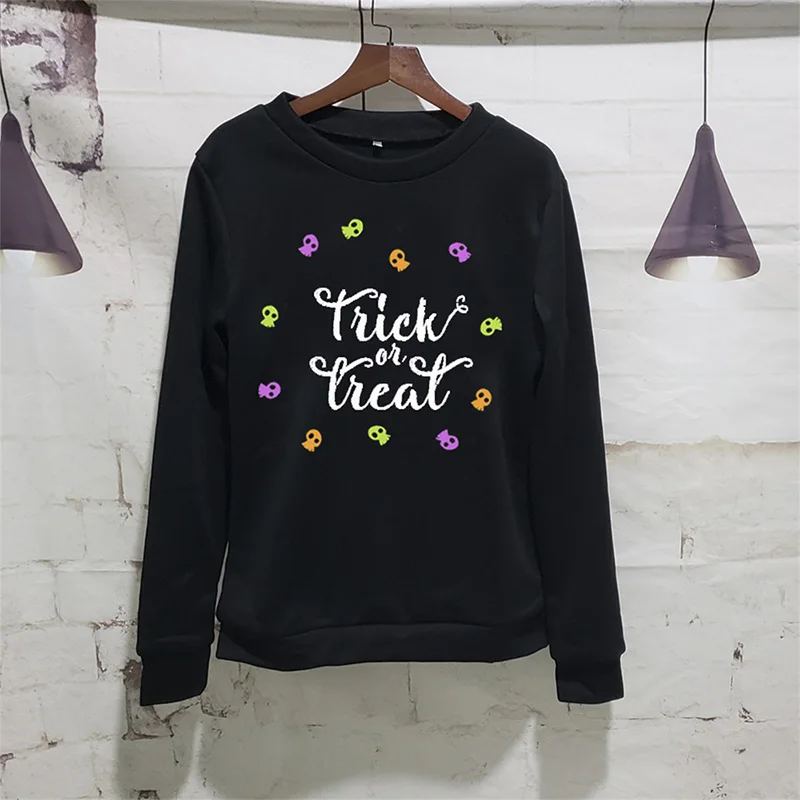 Осенне-зимняя Женская толстовка с буквенным принтом пуловеры длинным рукавом