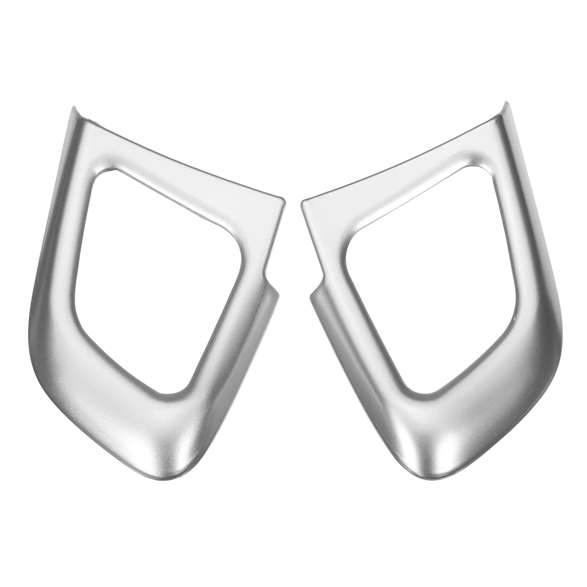 New 1Pair Car Interior Steering Wheel Button Frame Trim Cover Chrome Decoration for Range Rover Land Evoque 2012-2016 | Автомобили и