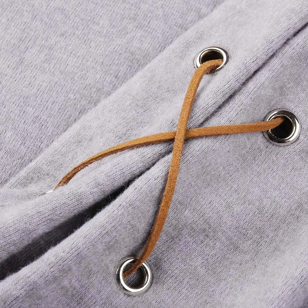 Осенняя женская спортивная одежда с круглым вырезом длинным рукавом