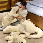 Гигантский Huggable зеленый белый динозавр плюшевые игрушки мягкие животные птерозавры мягкий Дракон плюшевая кукла детские подарки
