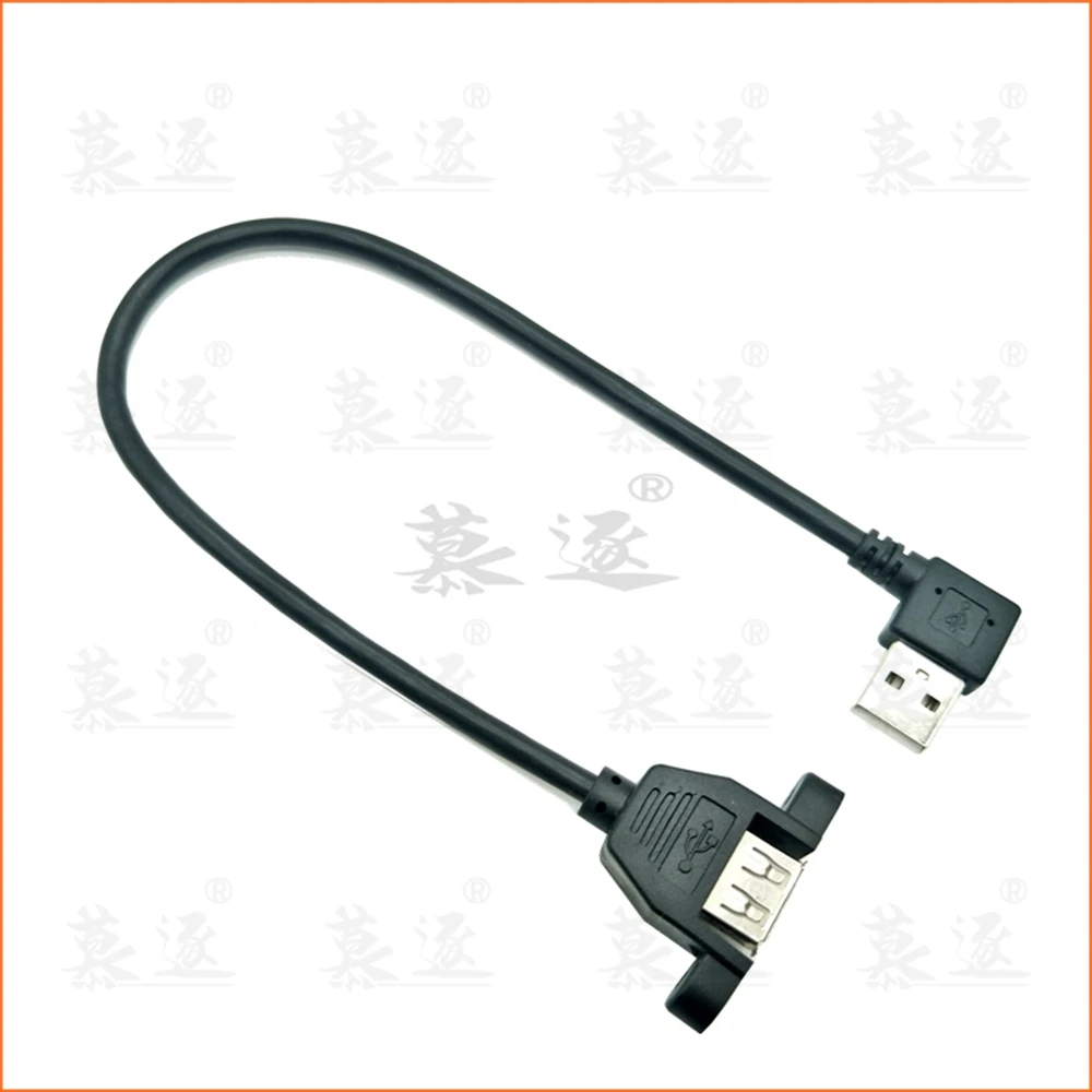 Удлинительный Кабель USB 2 0 (штекер-гнездо) с винтовой панелью 24AWG + 28AWG 30 см 50 1 м |