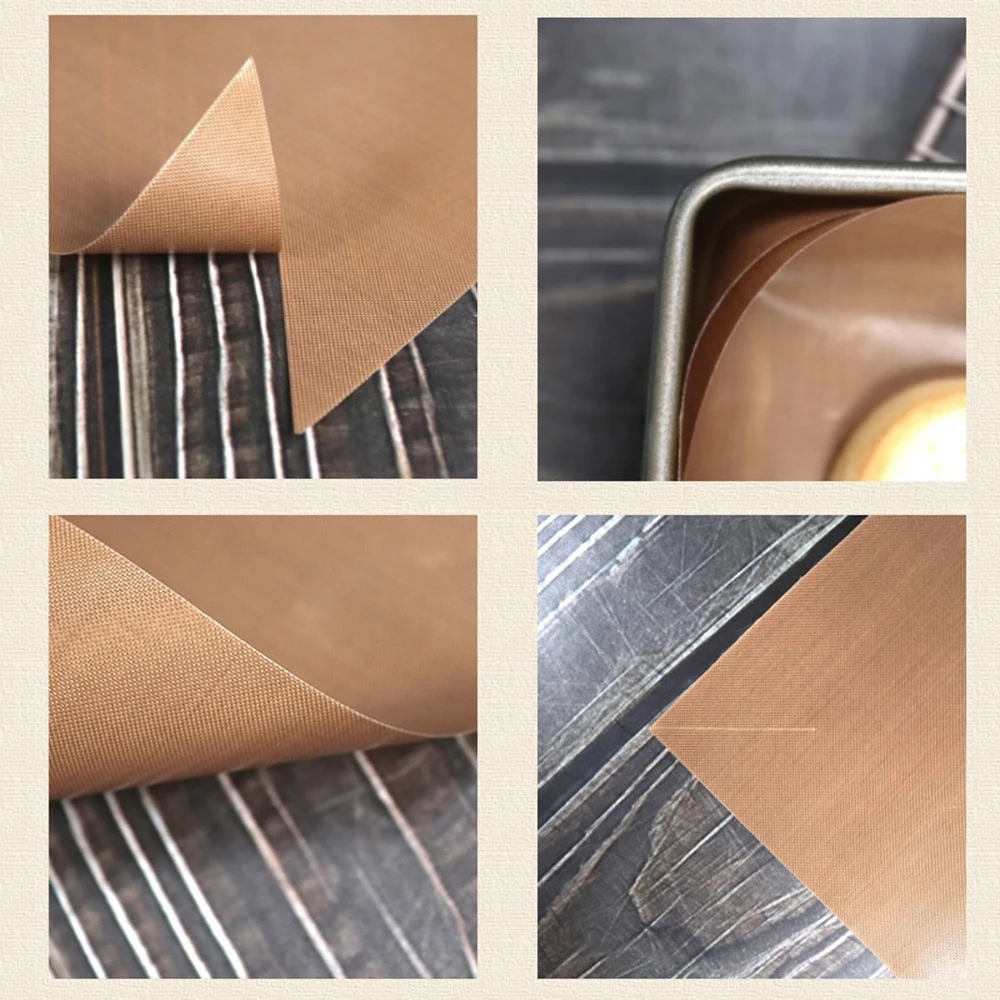 

Non-stick Baking Paper Steamer Pizza Mat Barbecue Grid Grilling Mat Reusable Roaster Cooking Tool High Temperature Resistance