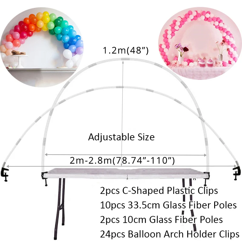 arch balloon stand 11 тюбиков воздушный шар подставка держатель для шарика Колонка пластиковый шар палочка для детского душа вечерние украшения Детские свадебные шары Декор - Цвет: arch balloon stand