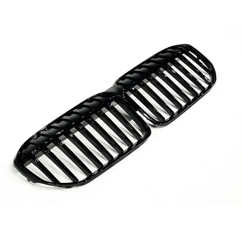 

One Piece New Model Glossy Black 1-Slat Car Mesh Grille For B M W 7 Series G12 MP Style 2015+ Car Replacement Front Grille