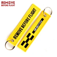 luggage bagage tag label remove before flight key chain follow me travel accessories embroidery tag flight crew aviation gift