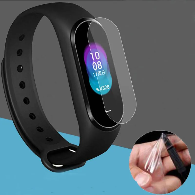 Прозрачная защитная пленка для Xiaomi Hey + NFC band Plus 3 шт.