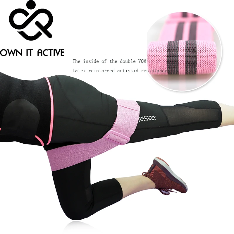 Пояс эластичный нескользящий женский для фитнеса и тренировок | Спорт