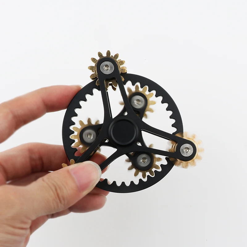 Tri-Spinner Hot Wheels зубчатое соединение высокого качества металлический Спиннер ручной Спиннер для пальцев антистресс игрушки для взрослых