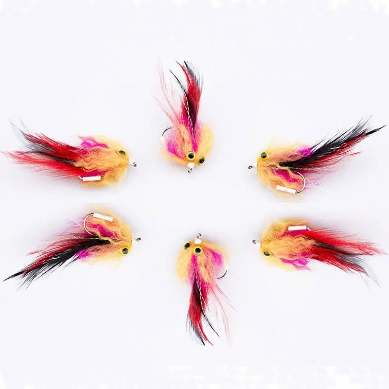 1 шт./пакет Новый форель Радужная лосось Щука Стример Летать для рыболовные