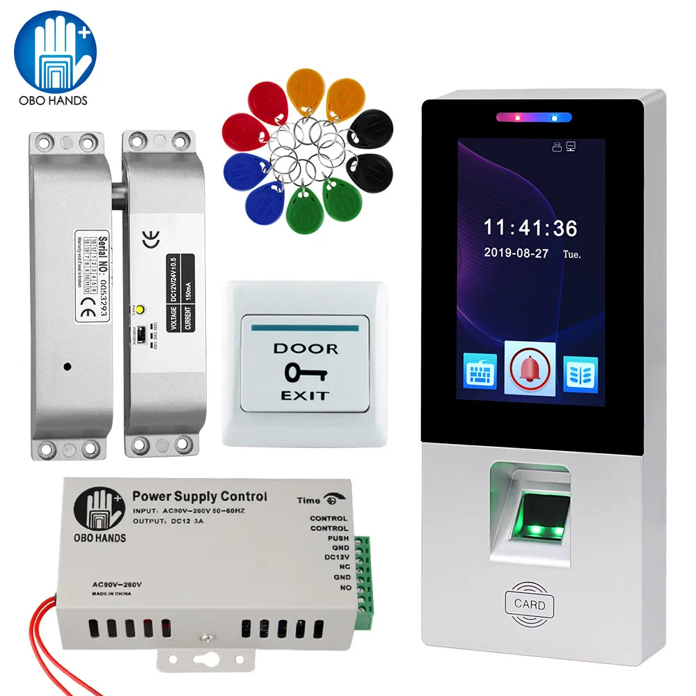 4 3 дюймовая клавиатура с цветным сенсорным экраном модель RFD биометрический