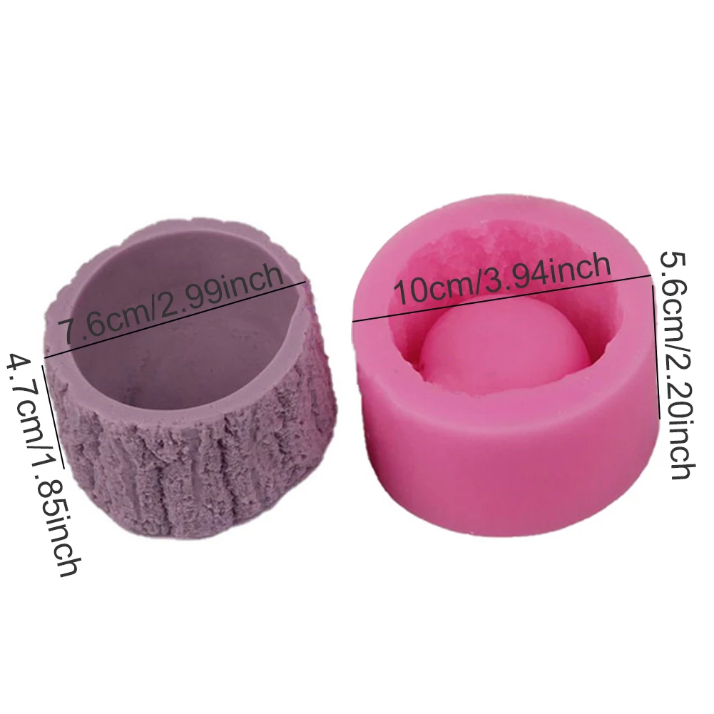 

3D Silicone Molds For Epoxy Resin Succulent Flower Pot Concrete Cement Clay Mold Silicone Resin Mold Candle Soap Making Mould