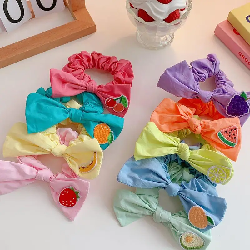 

Резинки для волос, с фруктовым бантом