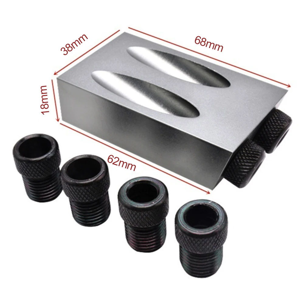 

3/14/28/34pcs Woodworking Oblique Hole Locator Set Drill Bits Pocket Hole Jig Kit 15 Degree Angle Drill Guide Puncher DIY Tools