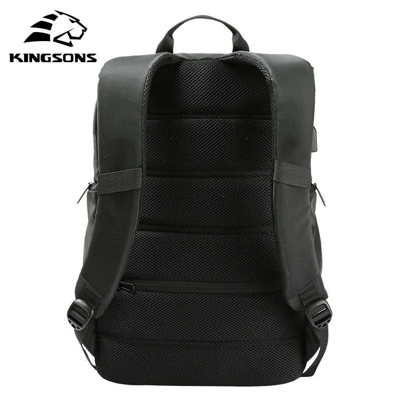 Kingsons KS3143W 15 6 дюймов мужской женский рюкзак для ноутбука внешний USB зарядка