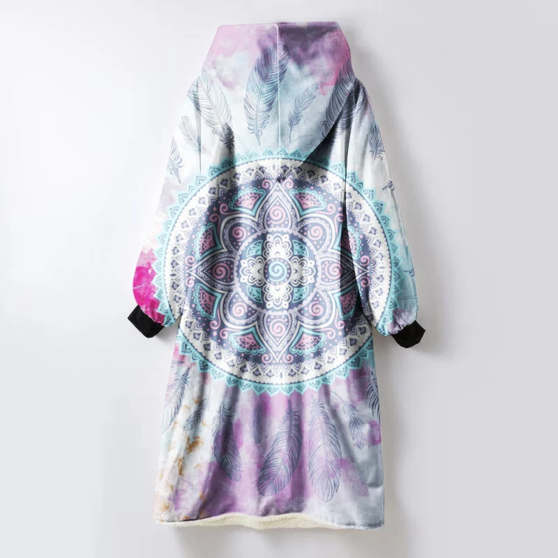 Ловец снов из микрофибры плюшевый флисовый шерпа толстый свитер пуловер с